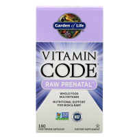 Витаминный код необработанный пренатальный (Vitamin Code Raw Prenatal), Garden of Life, 180 вегетарианских капсул