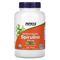 Спирулина Нау Фудс, 500 мг - Spirulina Now Foods, 500 mg - 500 таблеток