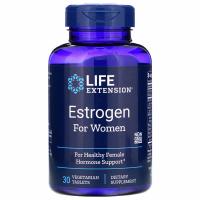 Эстроген для женщин (Estrogen for Women) Life Extension, 30 вегетарианских таблеток