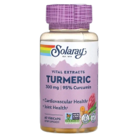 Экстракт корня куркумы (Turmeric Root Extract) 300 мг, Solaray, 60 вегетарианских капсул