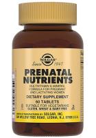Пренатабс Солгар (Prenatal Nutrients Solgar) - 60 таблеток