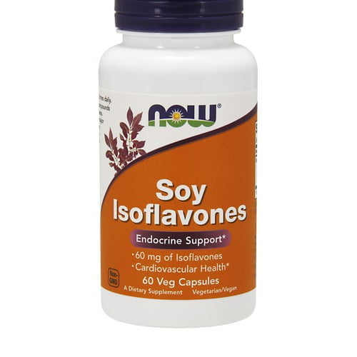 Изофлавоны сои Now Foods (Soy Isoflavones), 60 капсул