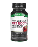 Перед тренировкой, Cвекла Плюс с нитратами (Beet Root + with Nitrates), Nature's Truth, 60 вегетарианских капсул 