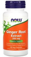 Корень имбиря (Ginger Root Extract) Now Foods, 250 мг, 90 растительных капсул