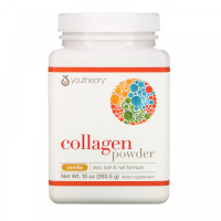 Коллагеновый порошок (Collagen powder) ваниль, Youtheory Collagen, 283,5 грамма