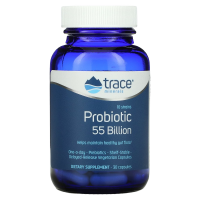 Пробиотик (Probiotic) 55 млрд КОЕ, Trace Minerals, 30 капсул