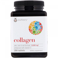 Коллаген (Collagen) 6000 мг, Youtheory Collagen, 290 таблеток