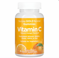 Жевательные таблетки с витамином C (апельсин) California Gold Nutrition, 90 жевательных таблеток