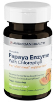 Энзим Папайи с Хлорофиллом (Papaya Enzyme with Chlorophyll), American Health, 100 жевательных таблеток