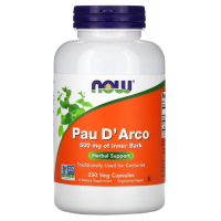 Пау Де Арко Нау Фудс (Pau D' Arco Now Foods), 500 мг, 250 капсул