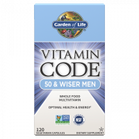 Мультивитамины для мужчин от 50 лет (Vitamin Code 50 & Wiser MEN), Garden of Life, 120 вегетарианских капсул