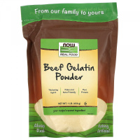 Говяжий желатин в порошке Нау Фудс (Beef Gelatin Powder Now Foods),454 грамма