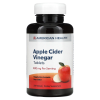 Яблочный уксус (Apple Cider Vinegar), American Health, 200 таблеток