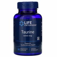 Таурин 1000 мг (Taurine 1000 mg) Life Extension, 90 вегетерианских капсул