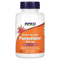 Пантетин (Pantethine) 600 мг, Now Foods, 60 гелевых каспул