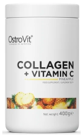 Коллаген + Витамин С (Collagen + Vitamin C) со вкусом ананаса, OstroVit, 400 грамм