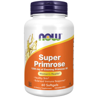 Супер Примула Вечерняя Масло (Primrose Oil Super) 1300 мг, Now Foods, 60 гелевых капсул