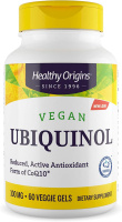 Убихинол (Ubiquinol) 100 мг, Healthy Origins, 60 вегетарианских капсул