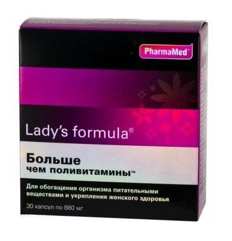 Lady's formula Больше чем поливитамины PharmaMed, 30 капсул