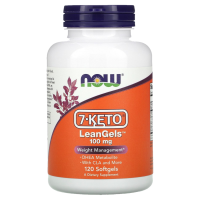 7-Кето + КЛК Комплекс (7-Keto + CLA) 100 мг, Now Foods, 120 гелевых капсул