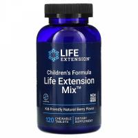 Детская добавка с натуральным ягодным вкусом Life Extension, 120 жевательных таблеток