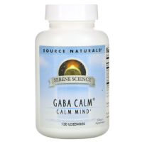 ГАБА Калм ГАМК (GABA Calm), Source Naturals, 120 таблеток для рассасывания