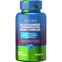 Глюкозамин Хондроитин и МСМ Комплекс (Glucosamine Chondroitin & MSM Complex), ORZAX, 90 таблеток