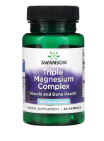 Тройной комплекс магния (Triple Magnesium Complex) 400 мг, Swanson, 30 капсул