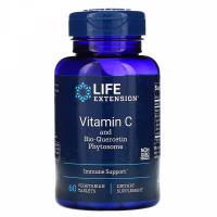 Витамин С и фитосома с биокверцетином Life Extension, 60 вегетерианских таблеток