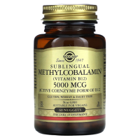 Метилкобаламин - витамин В12 Солгар 5000 мкг (Methylcobalamin - Vitamin B12 Solgar 5000 mkg)