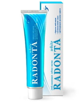 Отбеливающая зубная паста "Radonta White" (Радонта)