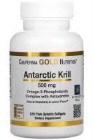 Масло антарктического криля RIMFROST с астаксантином California Gold Nutrition, 500 мг, 120 рыбно-желатиновых мягких таблеток