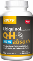 Убихинол (Ubiquinol QH-Absorb) 100 мг, Jarrow Formulas, 120 гелевых капсул