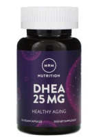 ДГЭА (DHEA), 25 мг, MRM Nutrition, 90 вегетарианских капсул
