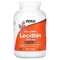 Лецитин (Lecithin) 1200 мг, Now Foods, 400 гелевых капсул