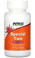 Мультивитамины Special Two Multi Vitamin Now Foods (Спешиал Ту), 120 растительных капсул