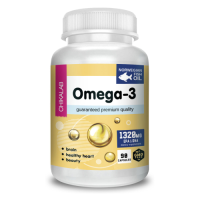 Омега-3 (Omеga-3), 1320 мг, Chikalab, 90 капсул