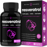 Ресвератрол (Resveratrol), NutraChamps, 60 вегетарианских капсул