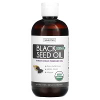 Органическое масло черного тмина (Organic Black Seed Oil), Healths Harmony, 240 мл
