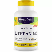 L-Тианин (L-Theanine) 100 мг, Healthy Origins, 180 вегетарианских капсул