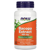 Экстракт Бакопы Нау Фудс (Bacopa Extract  Now Foods) 450 мг, 90 вегетарианских капсул