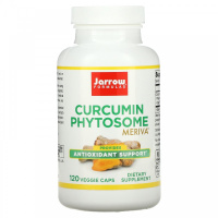Фитосомы Куркумина (Curcumin Phytosome) 500 мг, Jarrow Formulas, 120 вегетарианских капсул