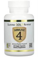 Immune 4 California Gold Nutrition (средство для укрепления иммунитета), 60 вегетарианских капсул