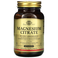 Цитрат Магния Солгар (Magnesium Citrate Solgar), 60 таблеток
