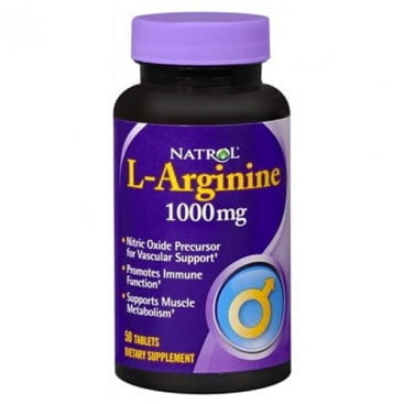 L-Arginine 1000 mg, 50 таблеток