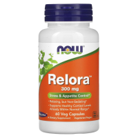 Релора, Магнолия и Бархат Амурский (Relora) 300 мг, NOW Foods, 60 вегетарианских капсул