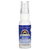 Мелатонин для сна, Спрей (Sleep Science, NutraSpray Melatonin) апельсиновый вкус, Source Naturals, 59,14 мл (2 жидкие унции)