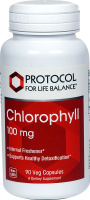 Хлорофилл (Chlorophyll) Protocol for Life Balance, 100 мг, 90 растительных капсул