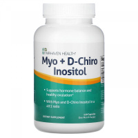 Мио + D-Хиро Инозитол (Myo + D-Chiro Inositol), Fairhaven Health, 120 капсул