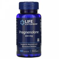 Прегненолон (Pregnenolone) 100 mg Life Extension, 100 капсул